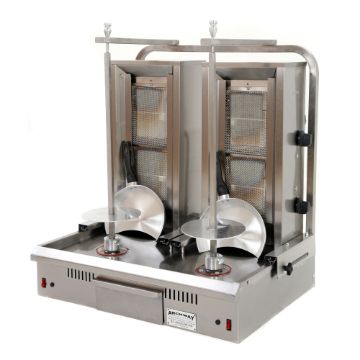 Show details for Archway Gas Twin Doner Kebab Grills 2 Burners - 2BTRANGEOG Picture of Archway Gas Twin Doner Kebab Grills 2 Burners - 2BTRANGEOG