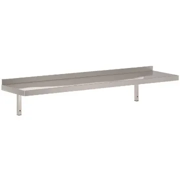 Show details for CombiSteel 400 Stainless Steel Wall Shelves Incl. Brackets - 7455.0665OG Picture of CombiSteel 400 Stainless Steel Wall Shelves Incl. Brackets - 7455.0665OG