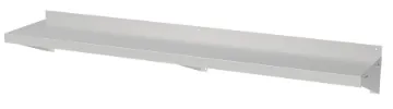 Show details for CombiSteel 400 Stainless Steel Wall Shelves Incl. Bracket Plates - 7490.0185OG Picture of CombiSteel 400 Stainless Steel Wall Shelves Incl. Bracket Plates - 7490.0185OG