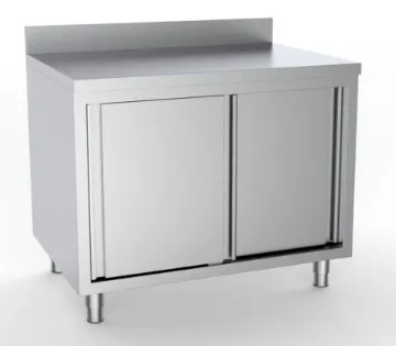 Show details for CombiSteel 600 Worktable Sliding Doors Upstand Range - 7333.0224OG Picture of CombiSteel 600 Worktable Sliding Doors Upstand Range - 7333.0224OG