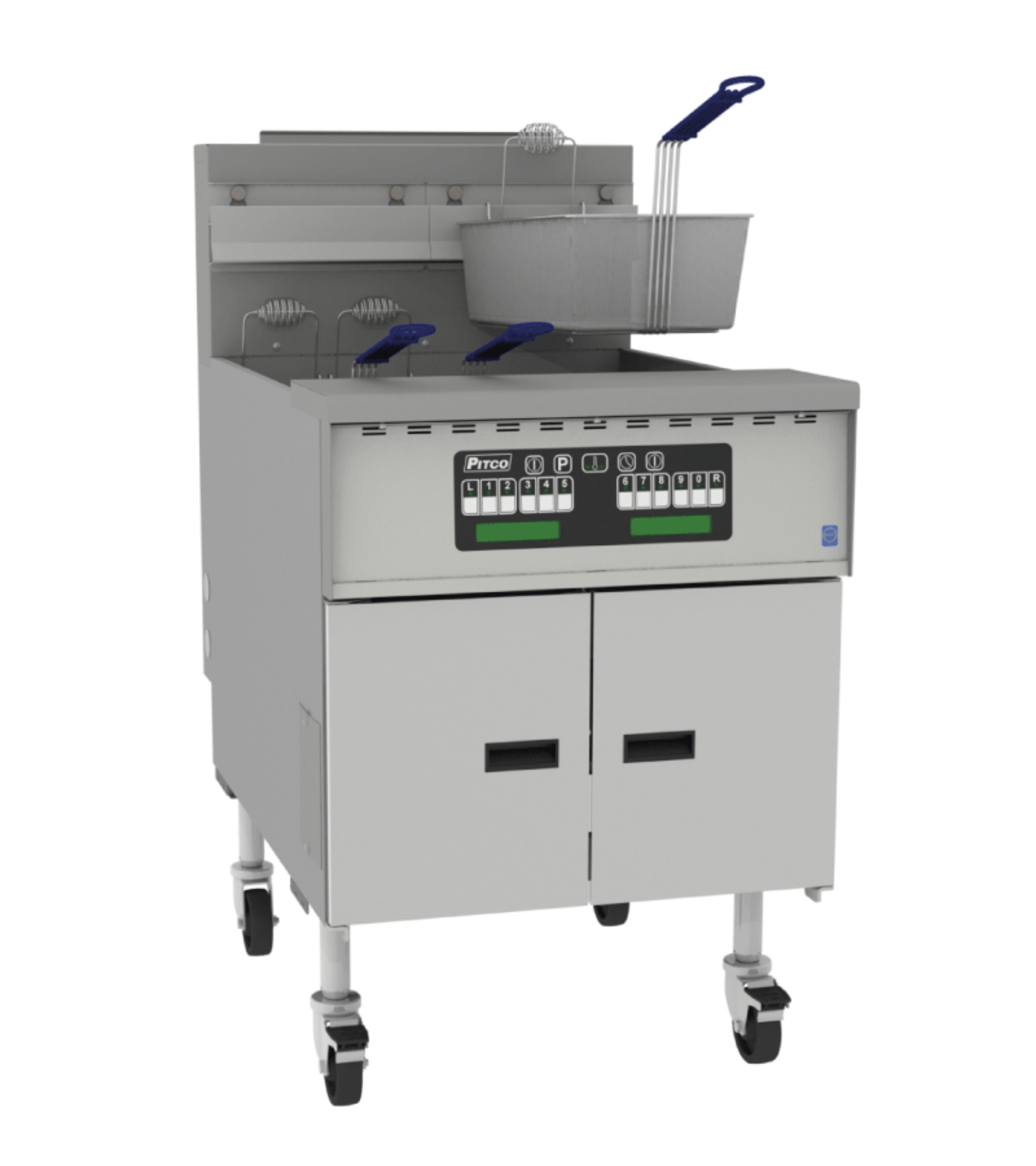 Picture of Pitco SGM24-D Freestanding Gas Fryer - SGM24-DOG
