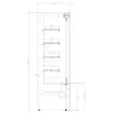 Picture of Blizzard Slim Tiered Display Black Laminated - BTD70BKOG