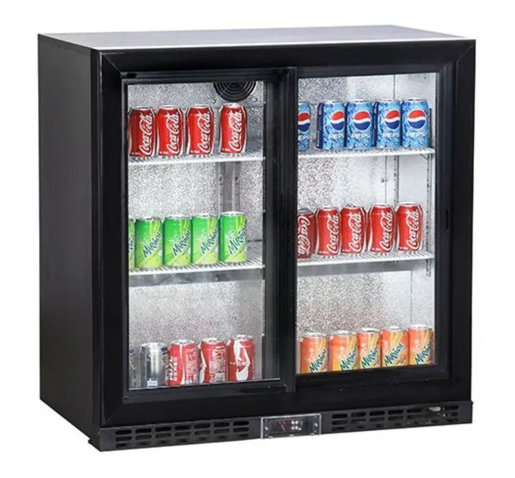 Picture of KoldBox Double Door Beer Fridge Bottle Cooler (196 Bottles) - KBC2OG