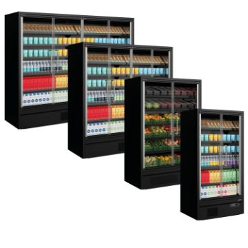 Show details for Tefcold Galaxy+ FGD Black Range Multideck With Doors - Galaxy+ GPFGDOG Picture of Tefcold Galaxy+ FGD Black Range Multideck With Doors - Galaxy+ GPFGDOG