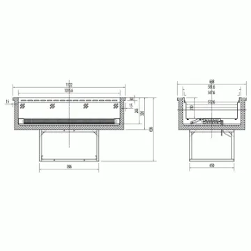 Show details for Tefcold CWV Range Drop In Refrigerated Bain marie - CWV Picture of Tefcold CWV Range Drop In Refrigerated Bain marie - CWV
