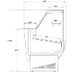 Picture of Trimco Tavira II Flat Serve Over Deli Counter - trimcotaviraii