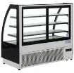 Picture of Interlevin LPD Curved Range Patisserie Cake Display Fridge - LPD
