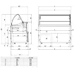 Picture of Framec J Range Scoop Ice Cream Display Fridge - JRANGE