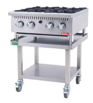Show details for Banks B40H 4 Burner Gas Boiling Hob - B40HOG Picture of Banks B40H 4 Burner Gas Boiling Hob - B40HOG