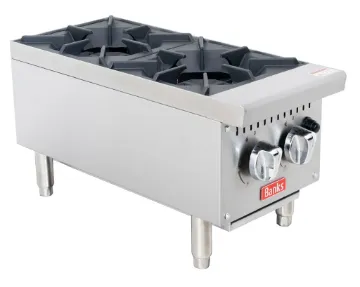 Show details for Banks B20H 2 Burner Hob - B20HOG Picture of Banks B20H 2 Burner Hob - B20HOG