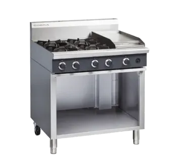Show details for Cobra C9C - 900mm Four Burner / Griddle Gas Cooktop - C9CRANGEOG Picture of Cobra C9C - 900mm Four Burner / Griddle Gas Cooktop - C9CRANGEOG