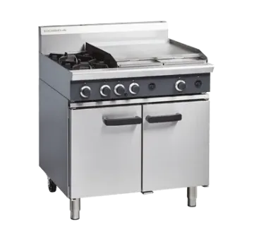 Show details for Cobra CR9B - 900mm Two Burner / Griddle Gas Range Static Oven - CR9BRANGEOG Picture of Cobra CR9B - 900mm Two Burner / Griddle Gas Range Static Oven - CR9BRANGEOG