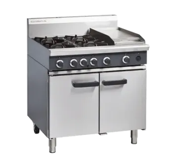 Show details for Cobra CR9C - 900mm Four Burner / Griddle Gas Range Static Oven - CR9CRANGEOG Picture of Cobra CR9C - 900mm Four Burner / Griddle Gas Range Static Oven - CR9CRANGEOG