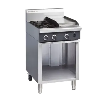 Show details for Cobra C6C - 600mm Two Burner / Griddle Gas Cooktop - C6CRANGEOG Picture of Cobra C6C - 600mm Two Burner / Griddle Gas Cooktop - C6CRANGEOG