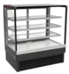 Picture of Infrio LEO Tiered Squared Glass Refrigerated Display - LEOSQRANGEOG