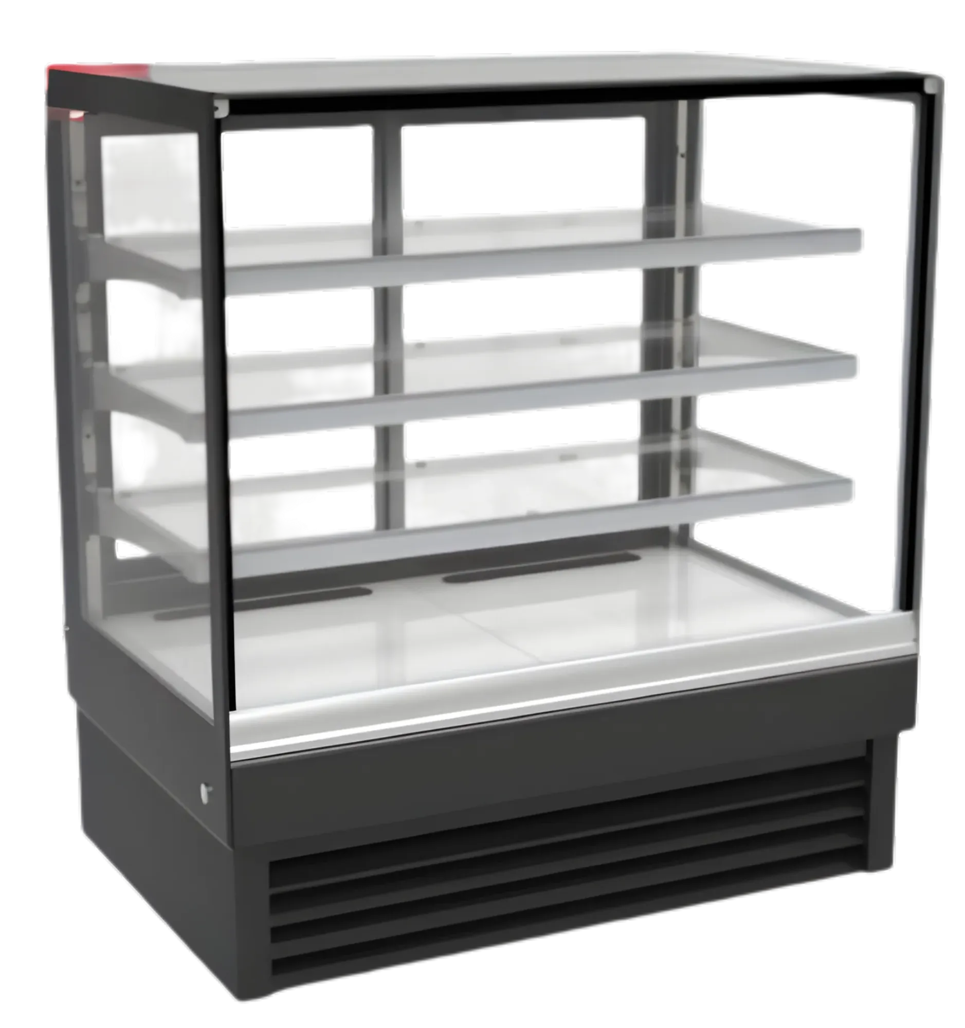 Picture of Infrio LEO Tiered Squared Glass Refrigerated Display - LEOSQRANGEOG