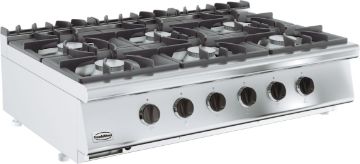 Show details for BASE 700 GAS RANGE 6 BU. - 7178.0210 Picture of BASE 700 GAS RANGE 6 BU. - 7178.0210