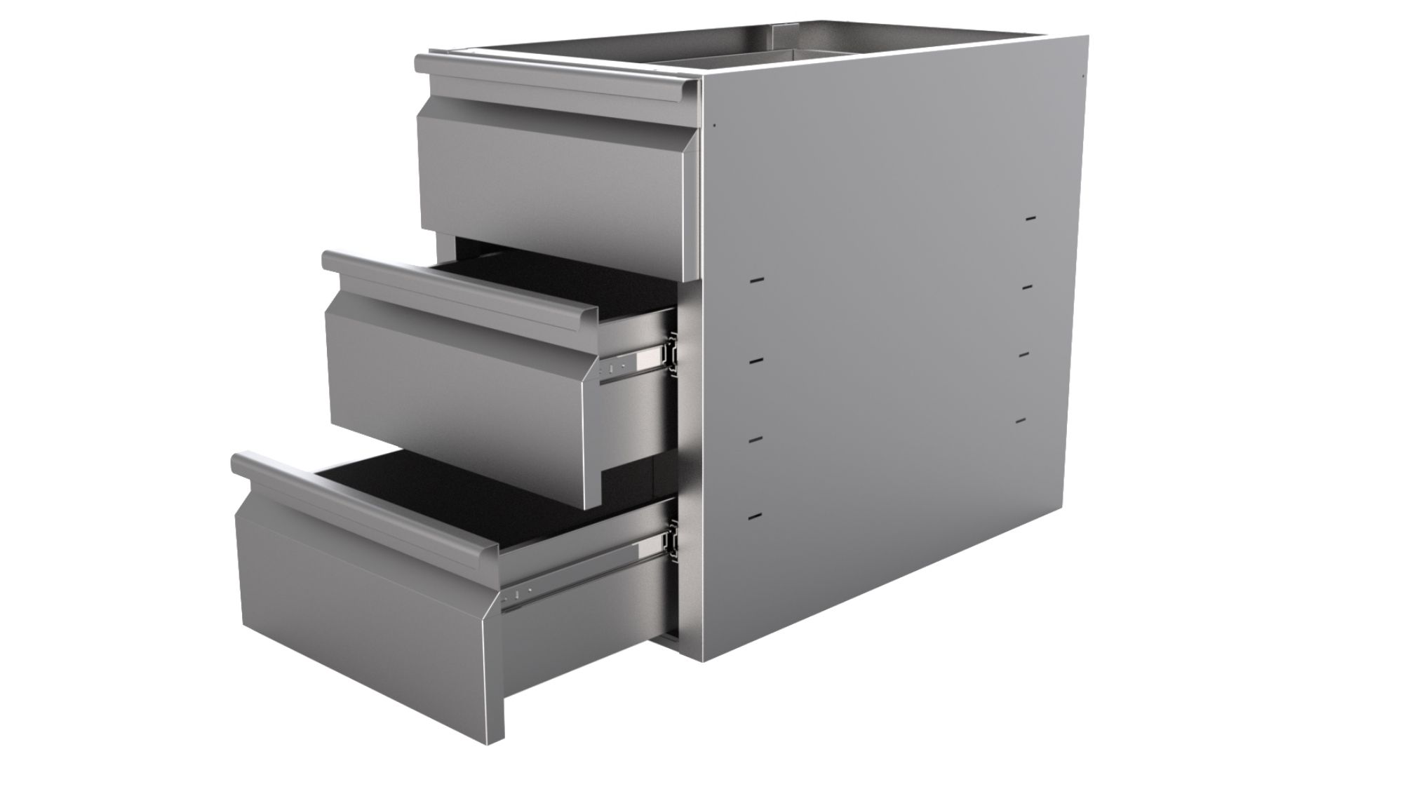 Picture of DRAWERSET 3 DRAWERS FOR TABLE 700 - 7333.0180