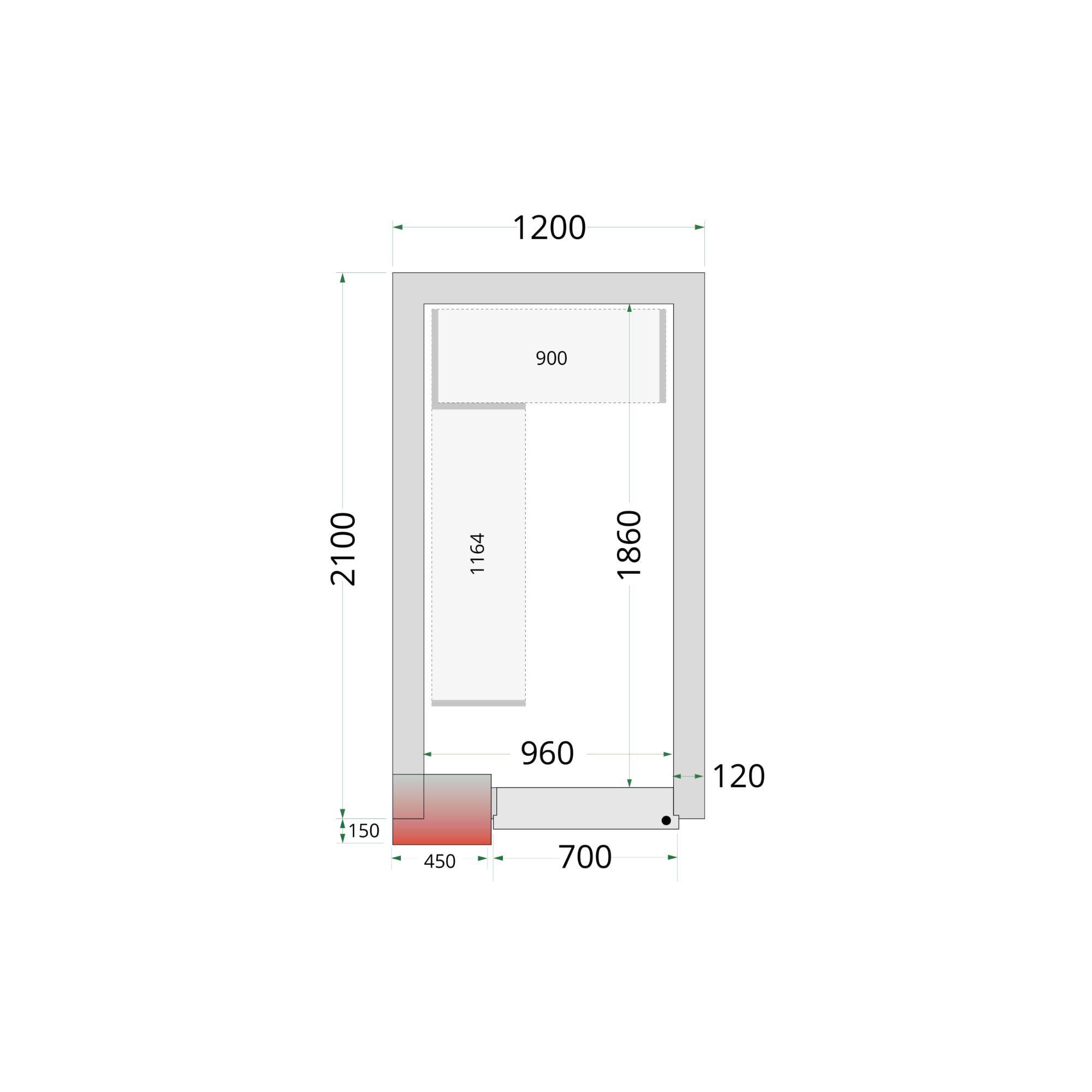 Picture of Tefcold CRNF1221 Freezer Room - CRNF1221