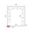 Picture of Tefcold CRNF2427 Freezer Room - CRNF2427