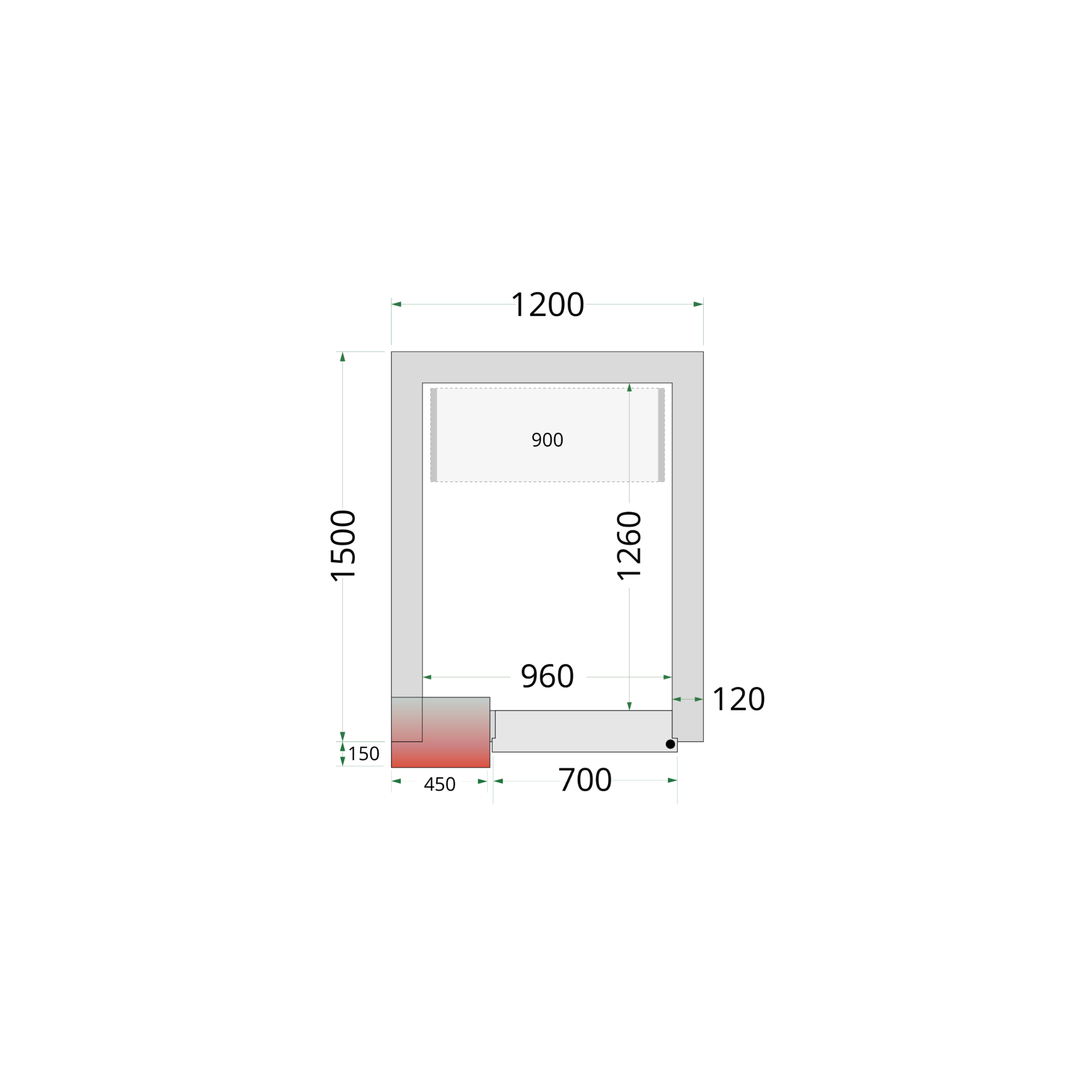 Picture of Tefcold CRNF1215 Freezer Room - CRNF1215