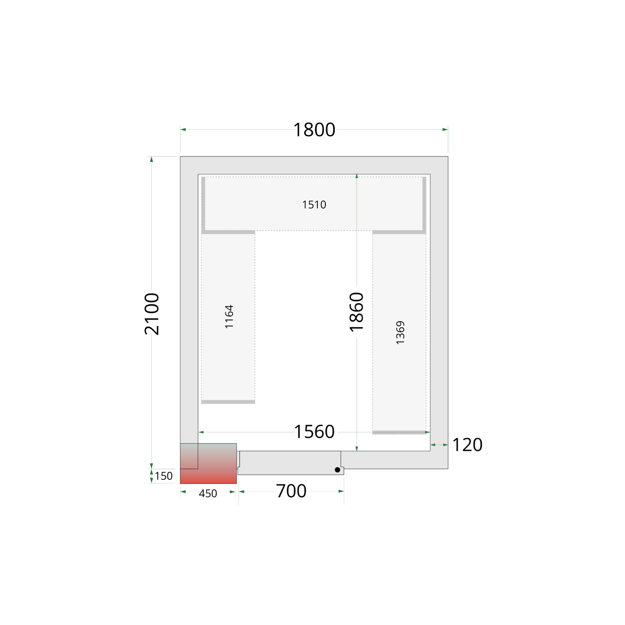 Picture of Tefcold CRNF1821 Freezer Room - CRNF1821