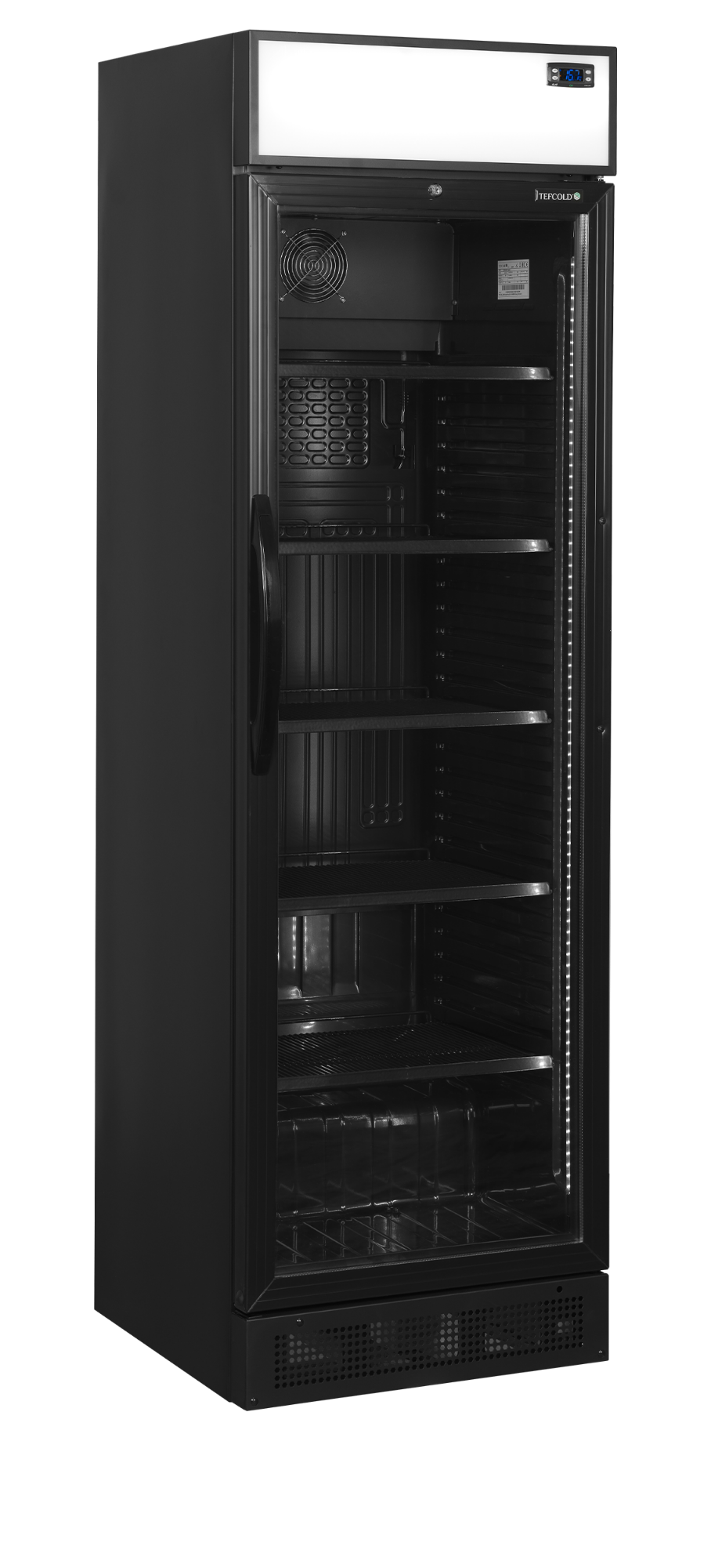 Picture of Tefcold CEV435CP 2 LED Glass Door Merchandiser - CEV435CP 2 LED