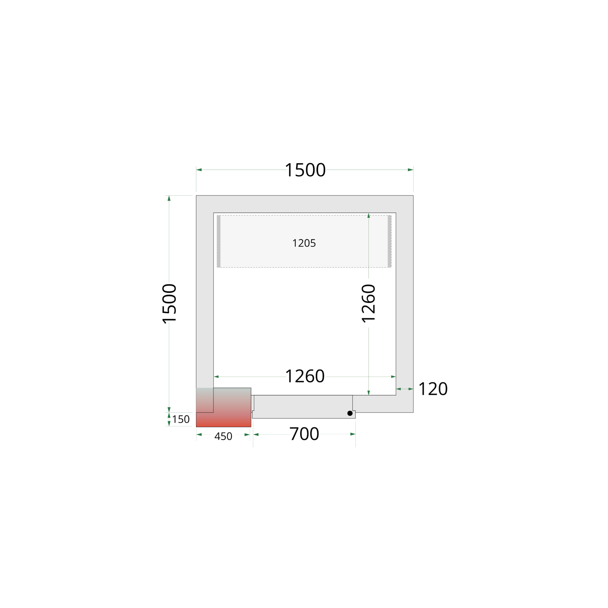 Picture of Tefcold CRNF1515 Freezer Room - CRNF1515