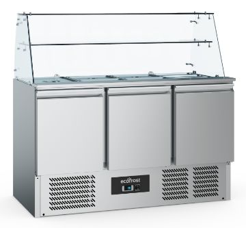 Show details for Ecofrost 3 Door Salad Display Fridge - 7950.5110 Picture of Ecofrost 3 Door Salad Display Fridge - 7950.5110