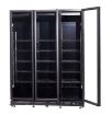 Picture of REFRIGERATOR 3 GLASS DOORS BLACK NAP-1200  *TRANSPORT ON REQUEST* - 7455.1920