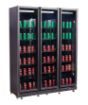 Picture of REFRIGERATOR 3 GLASS DOORS BLACK NAP-1200  *TRANSPORT ON REQUEST* - 7455.1920