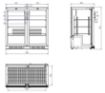 Picture of BACKBAR COOLER BLACK 2 DOORS - 7527.0035