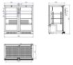 Picture of BACKBAR COOLER BLACK 2 DOORS - 7527.0010