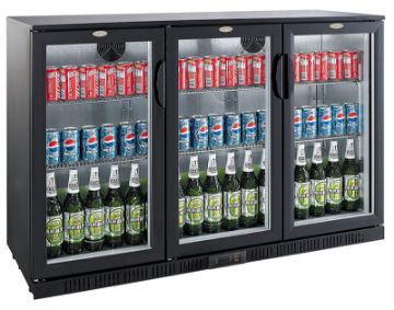 Show details for BACKBAR COOLER BLACK 3 DOORS - 7527.0015 Picture of BACKBAR COOLER BLACK 3 DOORS - 7527.0015