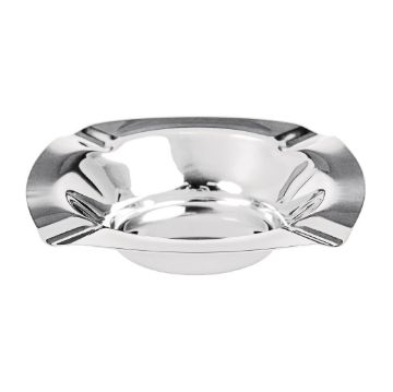 Show details for Olympia Stainless Steel Ashtray - P326 Picture of Olympia Stainless Steel Ashtray - P326