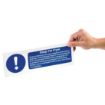 Picture of Vogue Deep Fat Fryer Safety Sign - W198