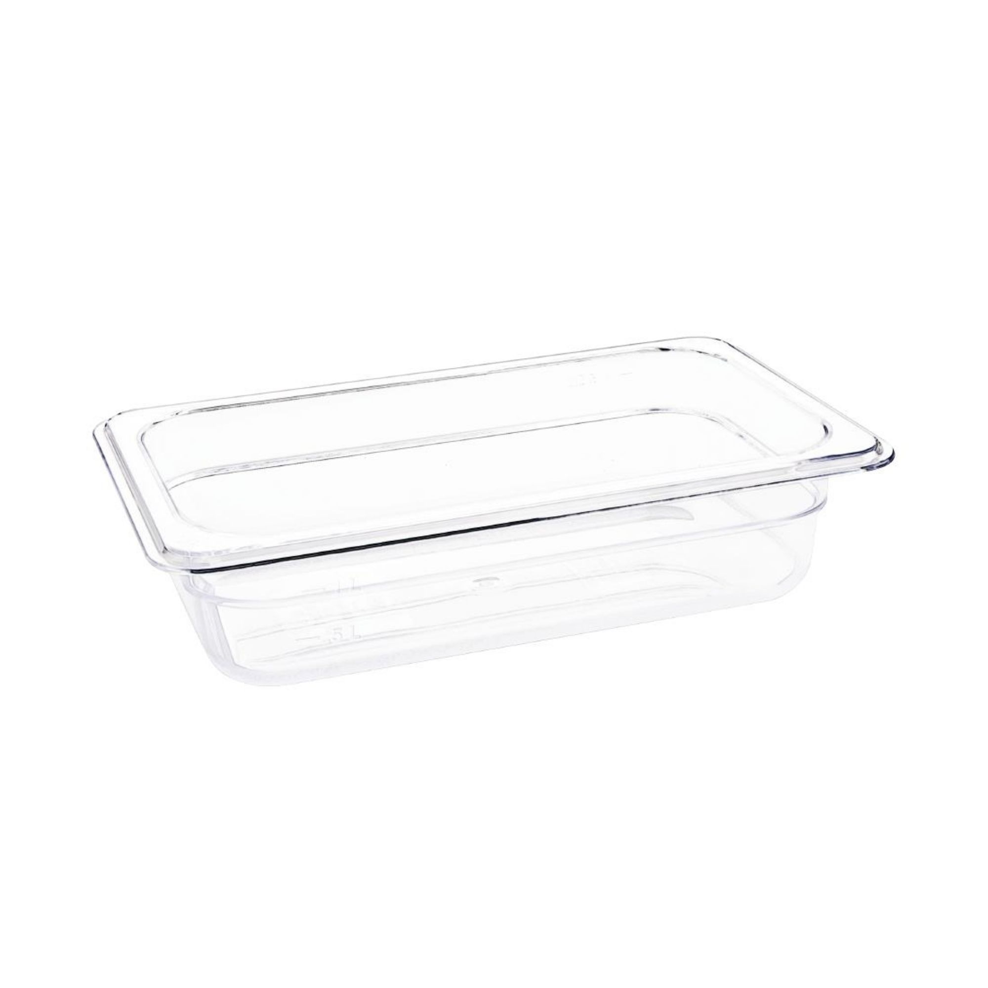 Picture of Vogue Polycarbonate 1/4 Gastronorm Container 65mm Clear - U236