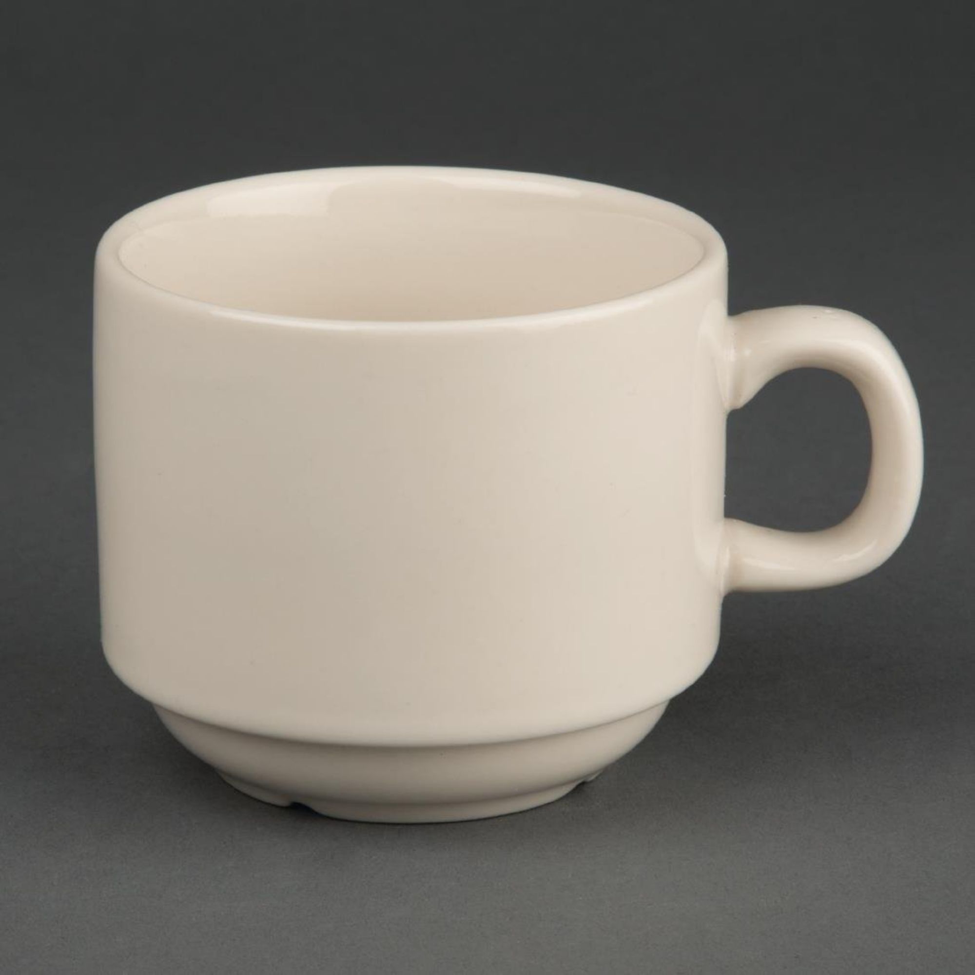 Picture of Olympia Ivory Stacking Tea Cups 206ml 7.5oz (Pack of 12) - U106