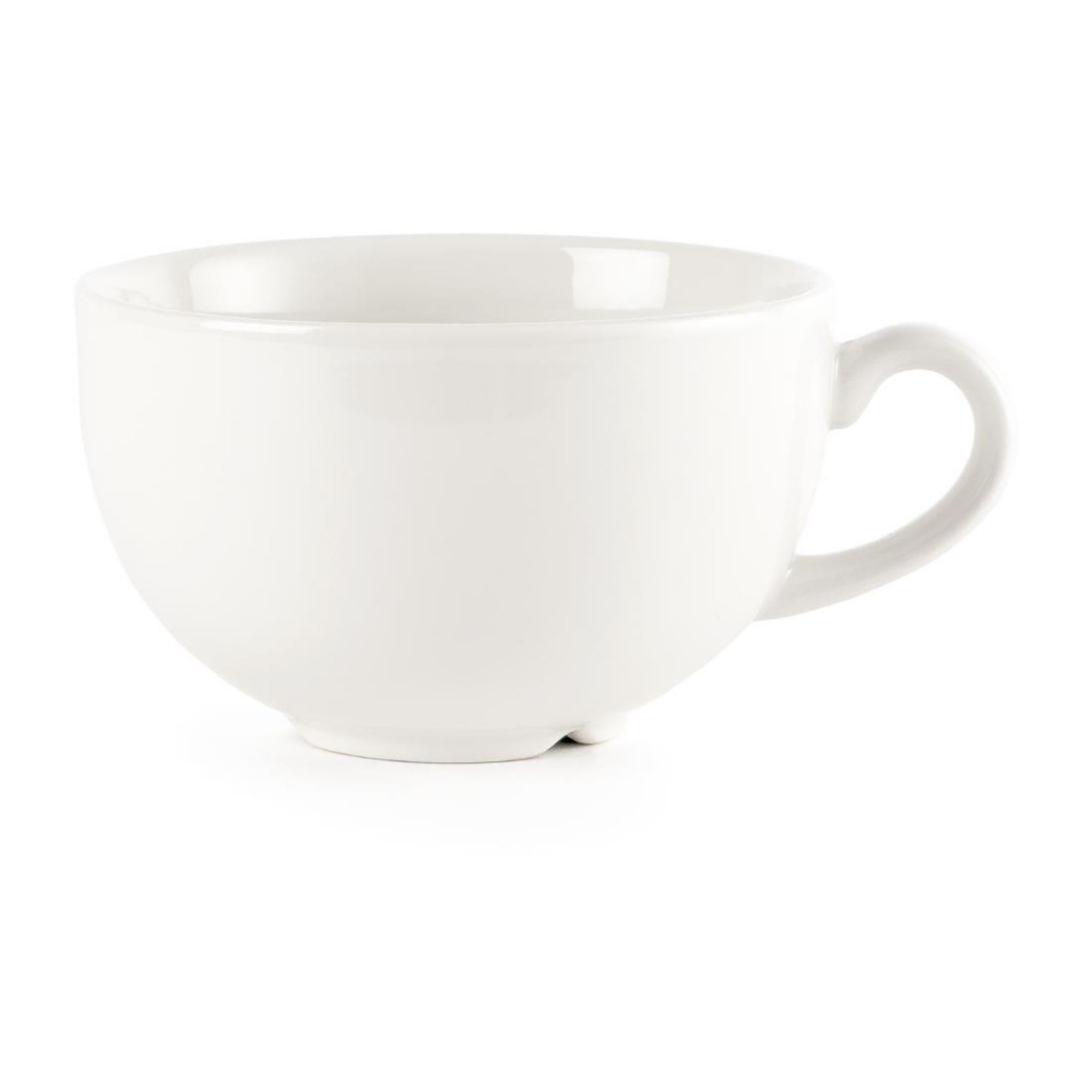 Picture of Churchill Plain Whiteware Cappuccino Cups 340ml (24 pack) - P883