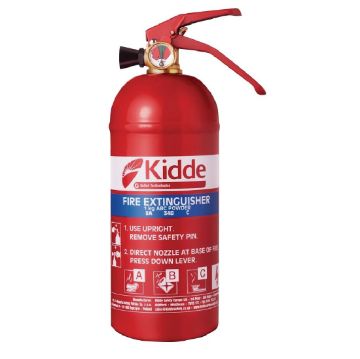 Show details for Kidde Multi Purpose Fire Extinguisher (A,B, C and electrical fires) - L445 Picture of Kidde Multi Purpose Fire Extinguisher (A,B, C and electrical fires) - L445