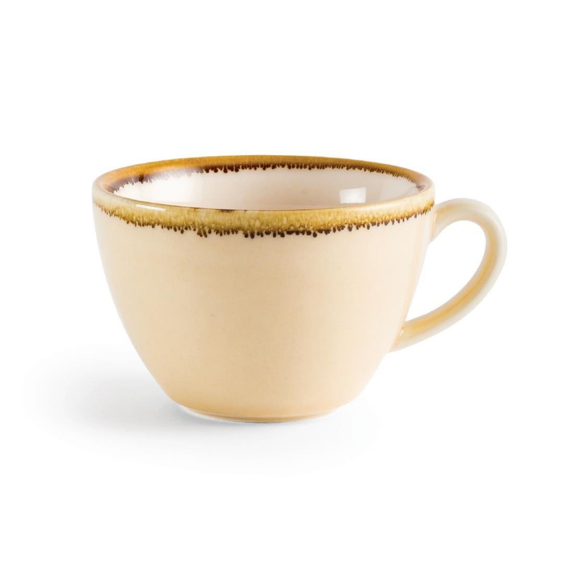 Picture of Olympia Kiln Cappuccino Cup Sandstone 340ml (Pack of 6) - GP332