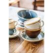 Picture of Olympia Kiln Cappuccino Cup Moss 340ml (Pack of 6) - GP480