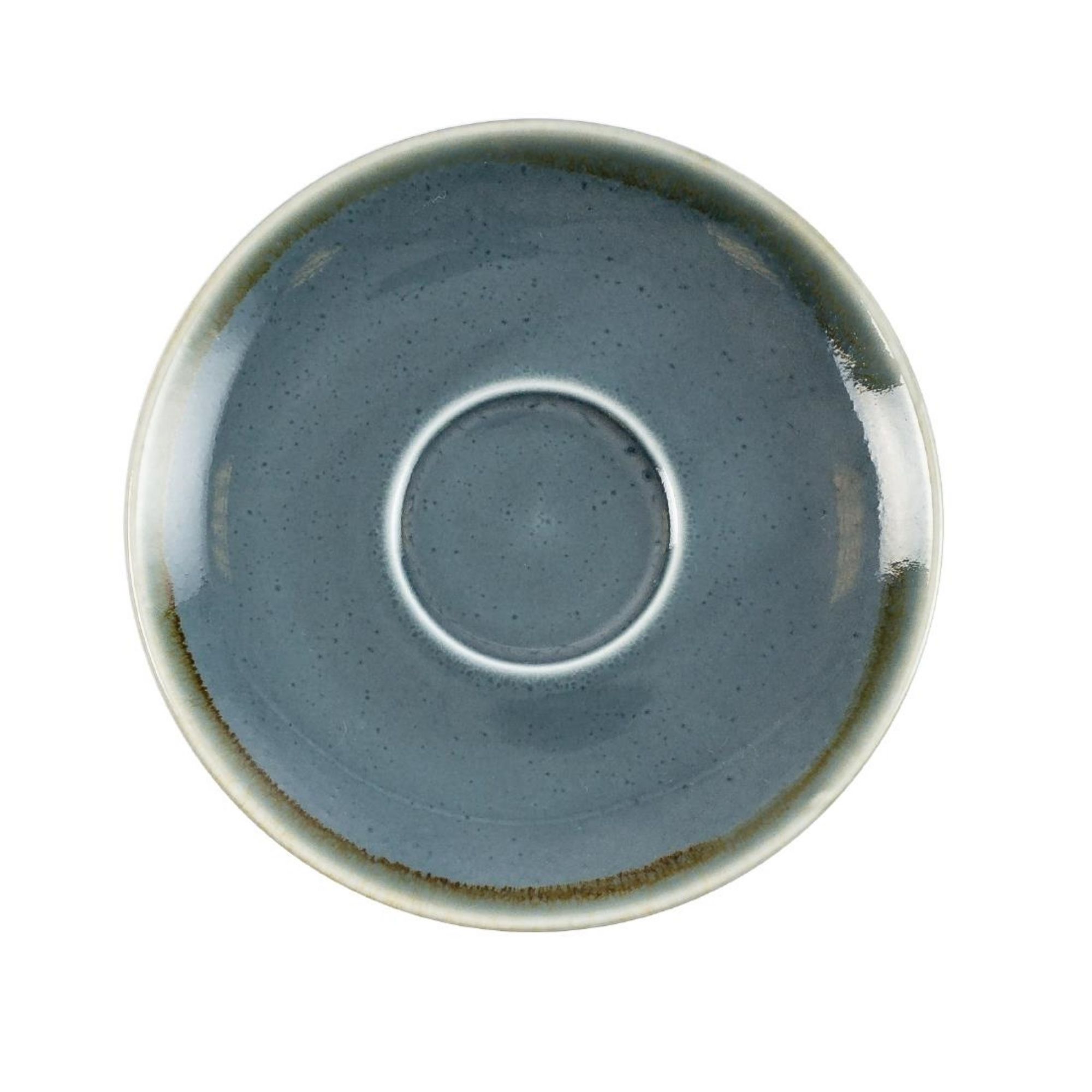 Picture of Olympia Kiln Cappuccino Saucer Ocean 160mm (Pack of 6) - GP349
