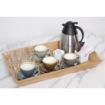 Picture of Olympia Kiln Cappuccino Saucer Ocean 140mm (Pack of 6) - GP347