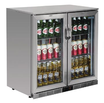 Show details for Polar G-Series Back Bar Cooler with Hinged Doors Stainless Steel 208Ltr - GL008 Picture of Polar G-Series Back Bar Cooler with Hinged Doors Stainless Steel 208Ltr - GL008