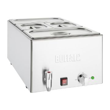 Show details for Buffalo Bain Marie with Tap and Pans - FT692 Picture of Buffalo Bain Marie with Tap and Pans - FT692