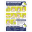 Picture of How To Wash Your Hands Sign A4 Self-Adhesive - FJ978