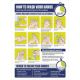 Show details for How To Wash Your Hands Sign A4 Self-Adhesive - FJ978 Picture of How To Wash Your Hands Sign A4 Self-Adhesive - FJ978
