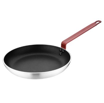 Show details for Hygiplas Aluminium Non-Stick Teflon Platinum Plus Frying Pan with Red Handle 28cm - FB475 Picture of Hygiplas Aluminium Non-Stick Teflon Platinum Plus Frying Pan with Red Handle 28cm - FB475