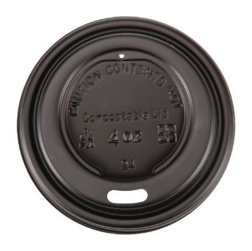Show details for Fiesta Compostable Espresso Cup Lids 114ml / 4oz (Pack of 50) - DY982 Picture of Fiesta Compostable Espresso Cup Lids 114ml / 4oz (Pack of 50) - DY982